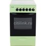 Электрическая плита ЛЫСЬВА EF4011MK00, стеклокерамика, без крышки, зеленый