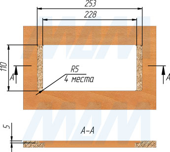 Установка поворотного блока, 3 розетки (артикул RBS-3S)