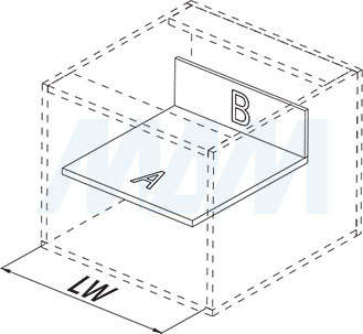 Дно и задняя стенка для ящика LS BOX (артикул LS88 и LS173)